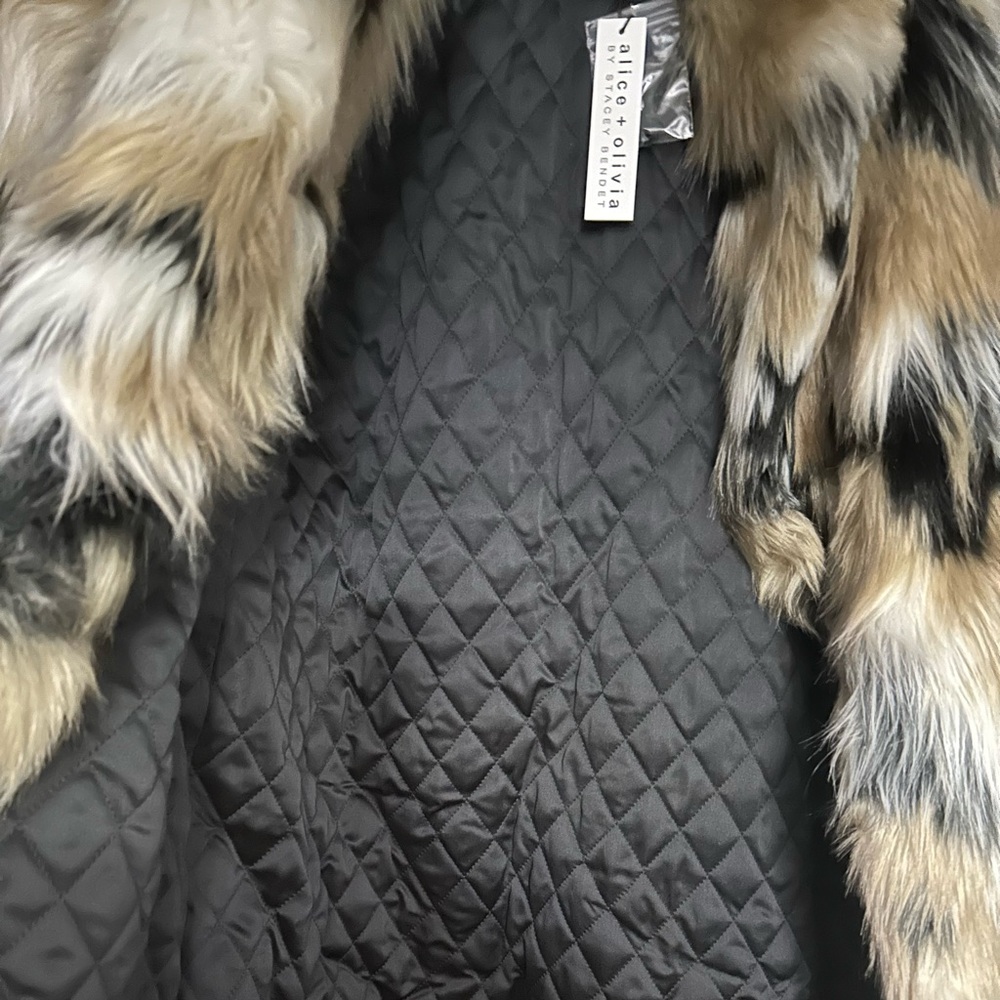 Faux fur coat